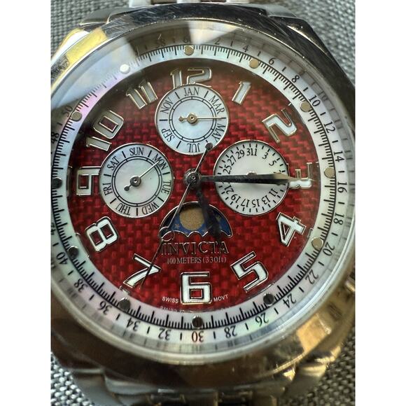 Invicta Model 4821 Watch 100 Meters Swiss Movement Stainless 